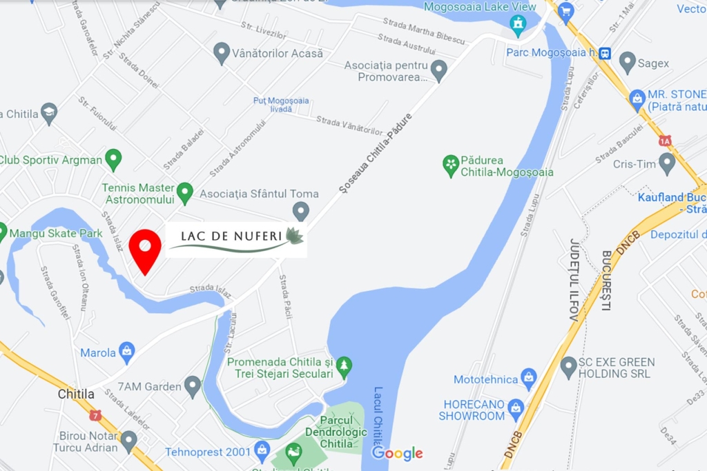 HARTA LAC DE NUFERI
