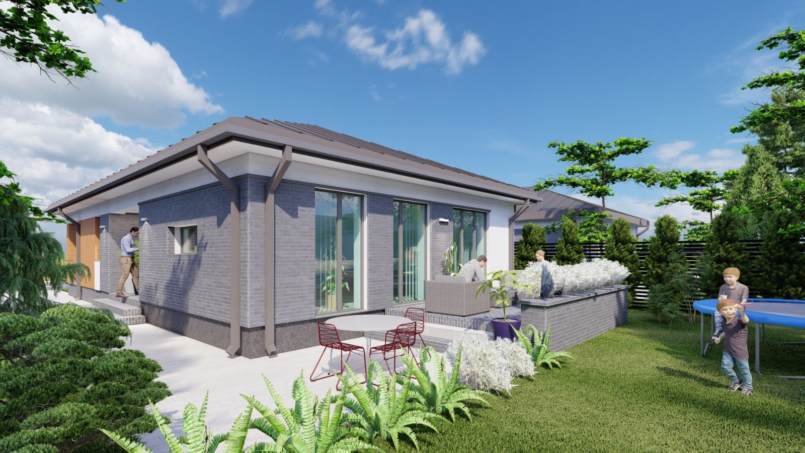 own habitat casa parter tunari randare curte